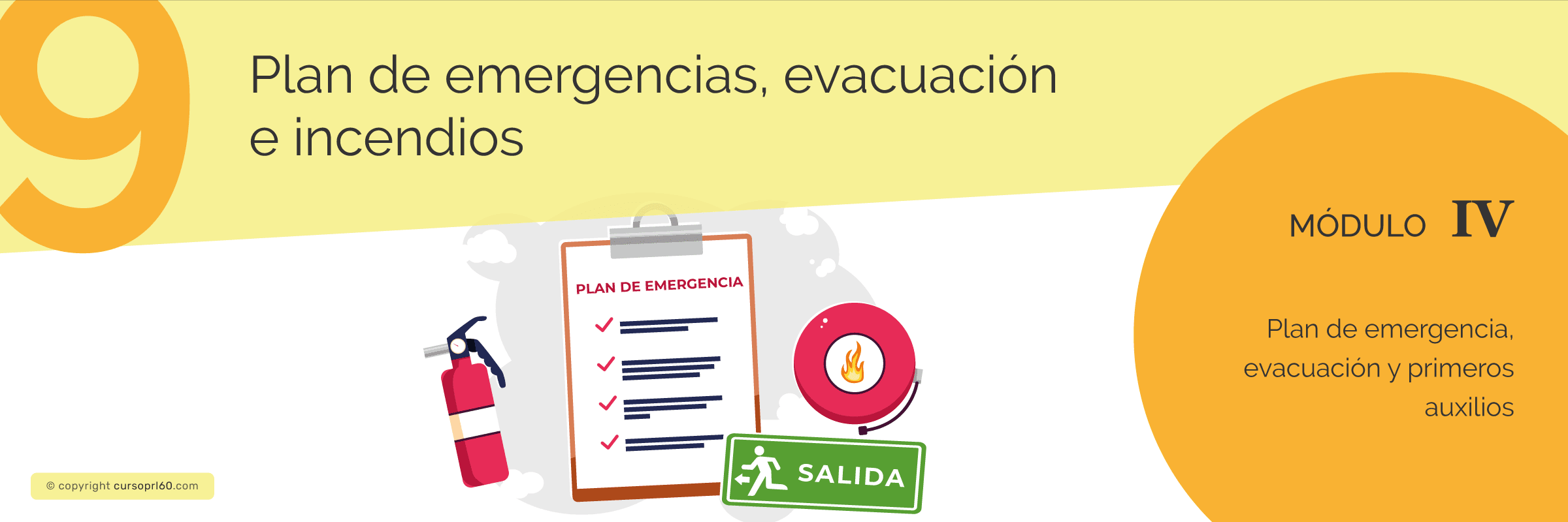 Plan de emergencias, evacuación e incendios